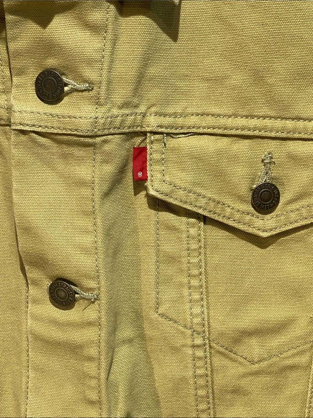 Levi's Men's Light Olive Truck Jacket - Picture 2 of 6